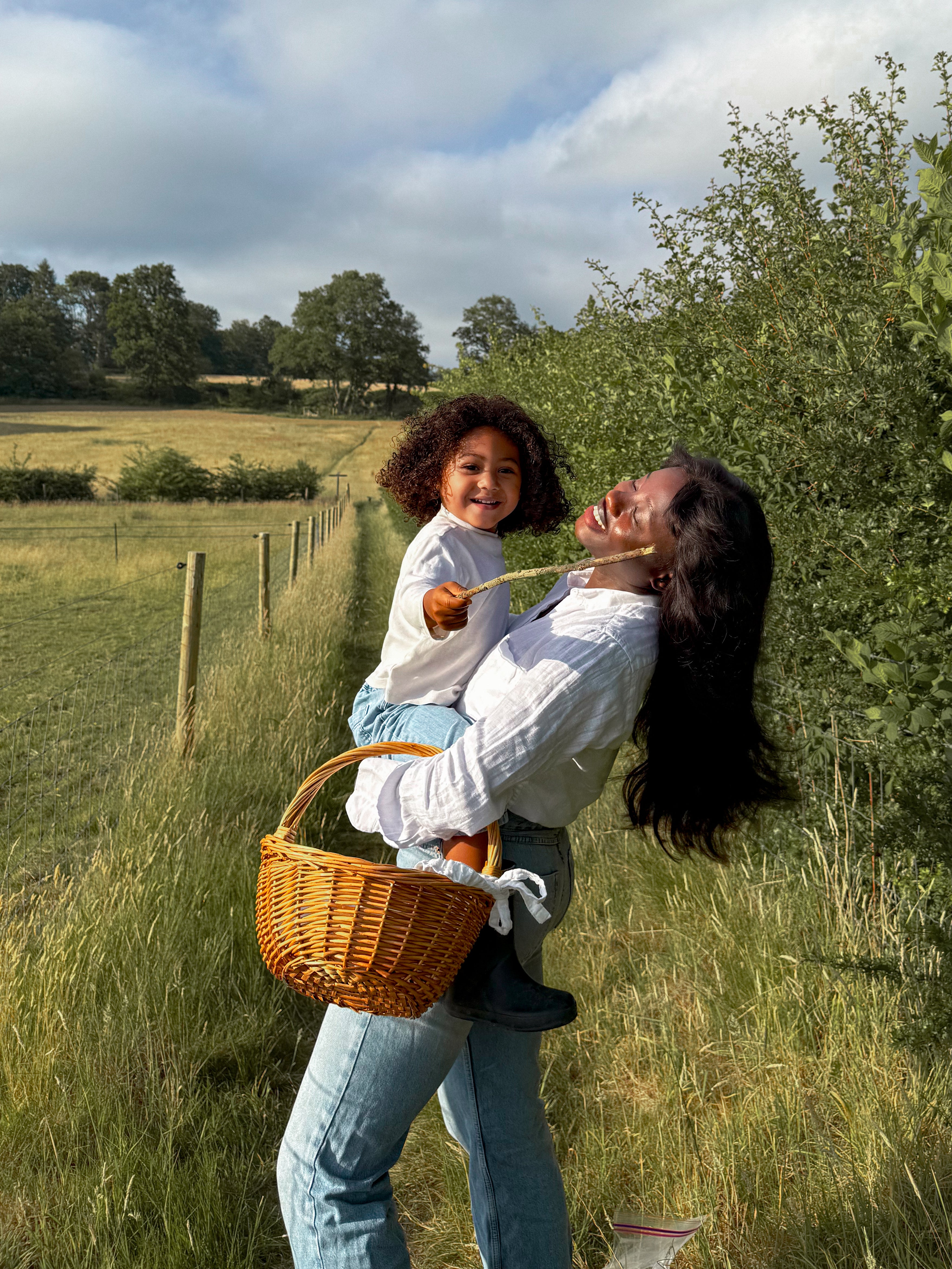 Load video: A Peaceful Countryside Walk with Our Toddler | Family Vlog, Horse Feeding &amp; Nature Time