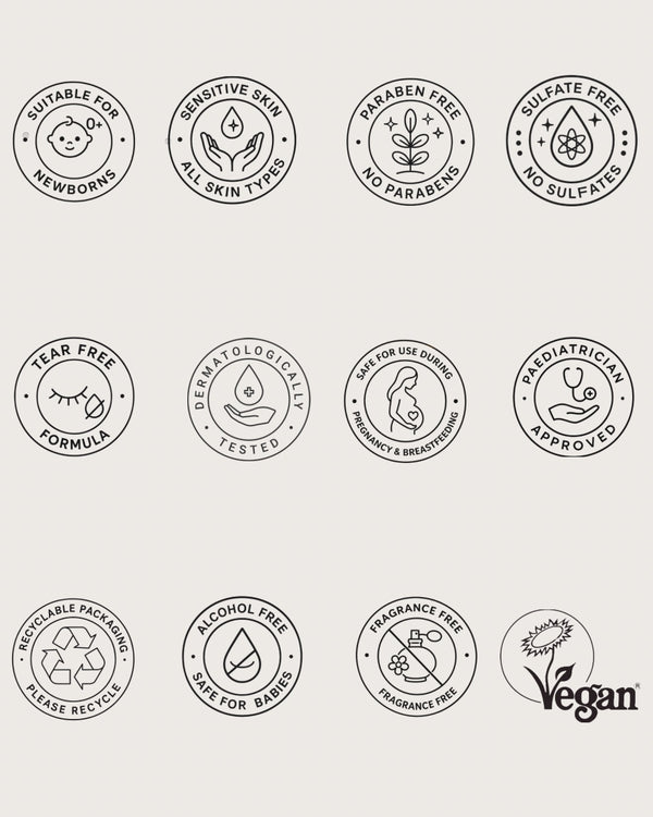 Lucio.Libero 99.5% Natural Baby Shampoo & Body Wash | Tear-Free (250ml)