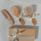 3-Piece baby Wooden Goat Hair Bristles Brush Set